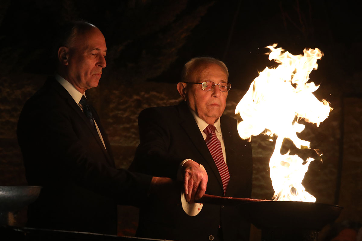 Photos from Official Events on Holocaust Remembrance Day 2018