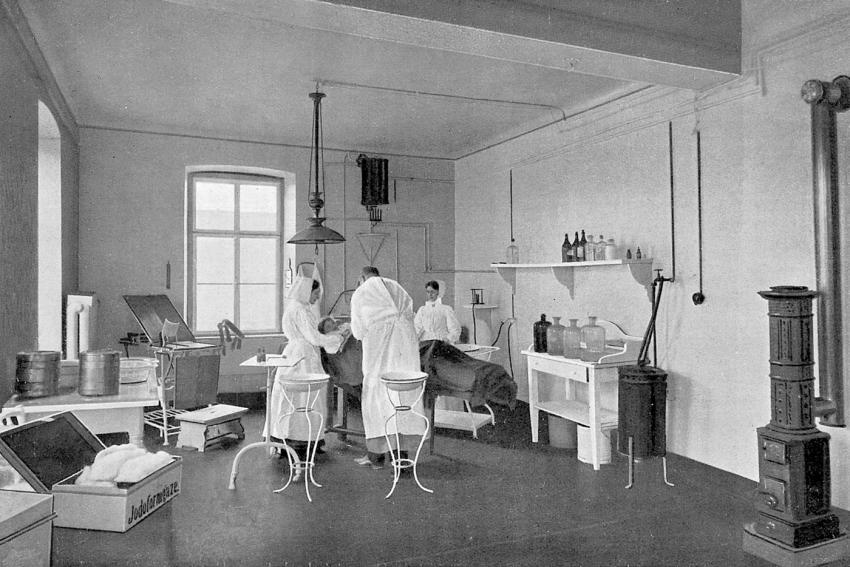 Operating room in the Jewish hospital in Würzburg