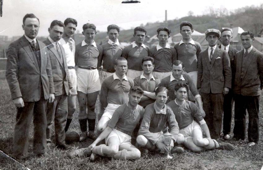 The &quot;Maccabi&quot; Jewish football team in Kovno, Lithuania, prewar