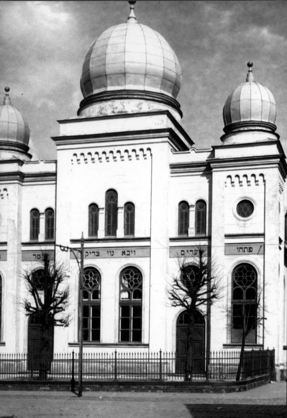 בית הכנסת הגדול בלייפאיה, שנבנה בשנת 1872.