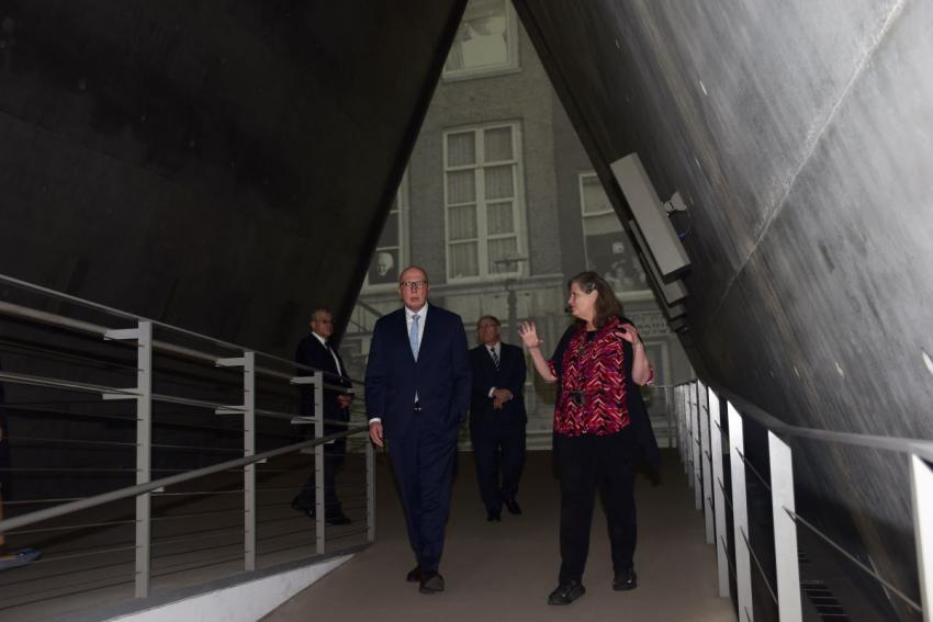 MP Peter Dutton tours Yad Vashem's Holocaust History Museum