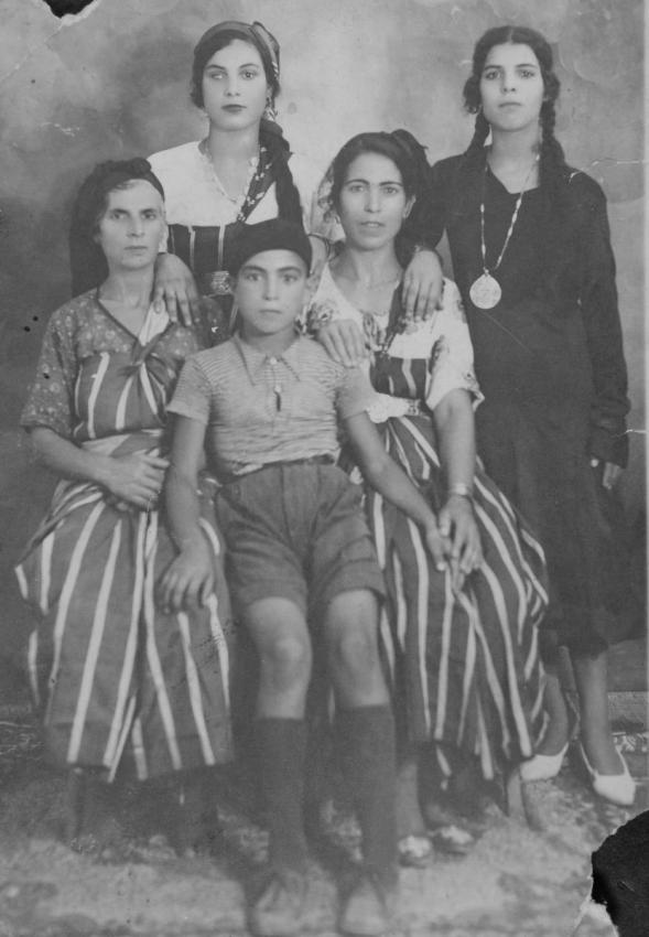 The Haddad family,Tripoli, Libya, prewar