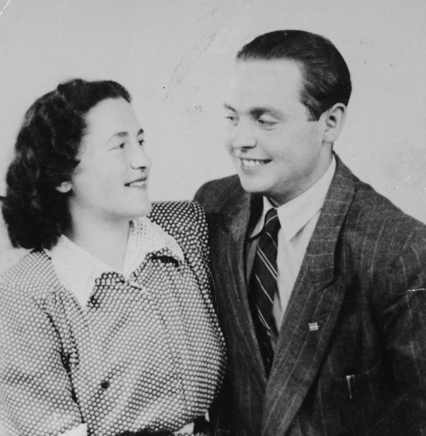 Zvi Koplowicz and his wife Chaya