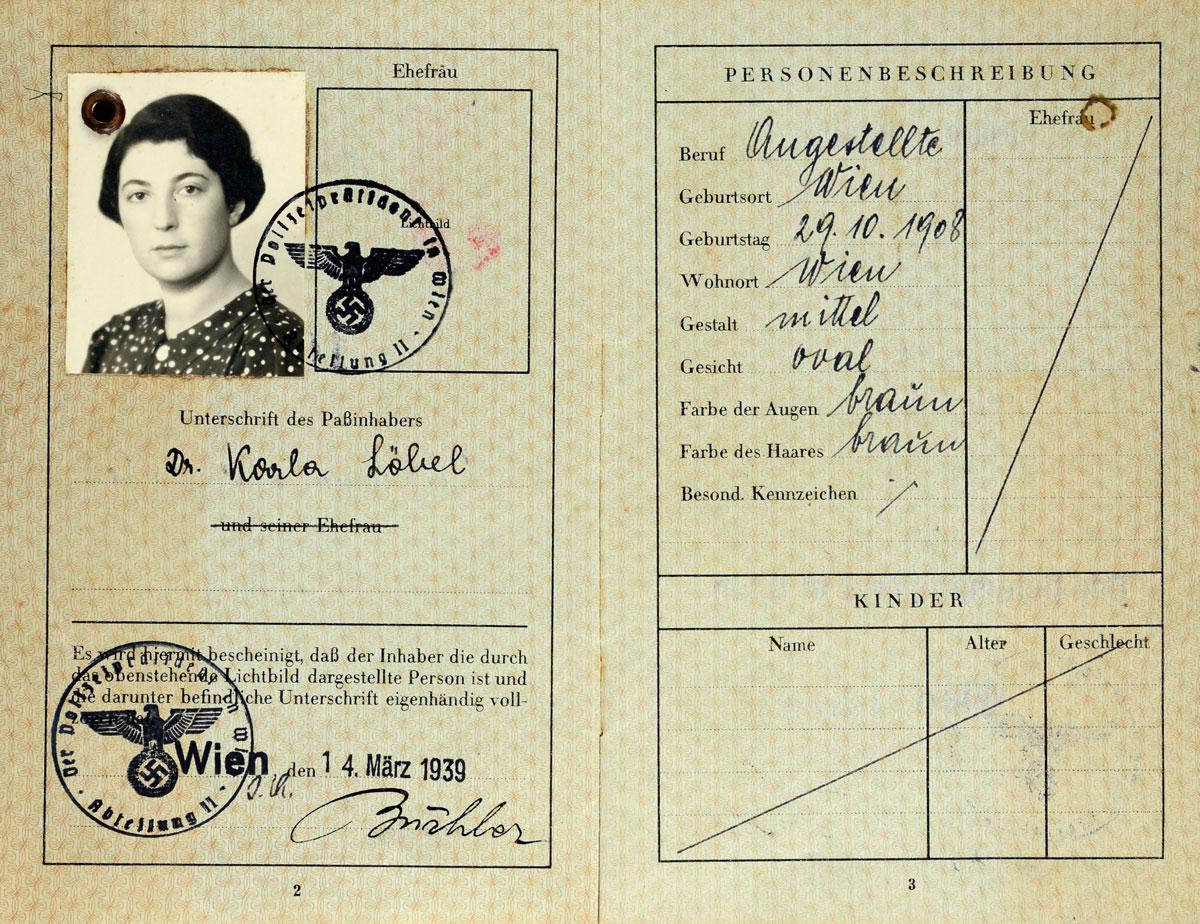 Carla Löbel’s passport