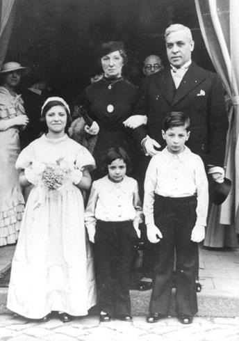 Aristides de Sousa Mendes avec sa famille, 1936