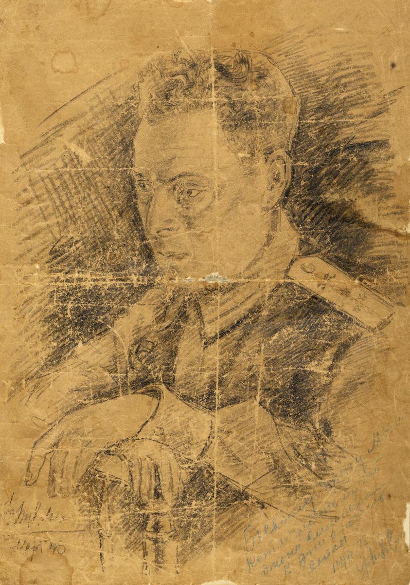 Sketch of Red Army Commissar Moisey Kotlyarevski