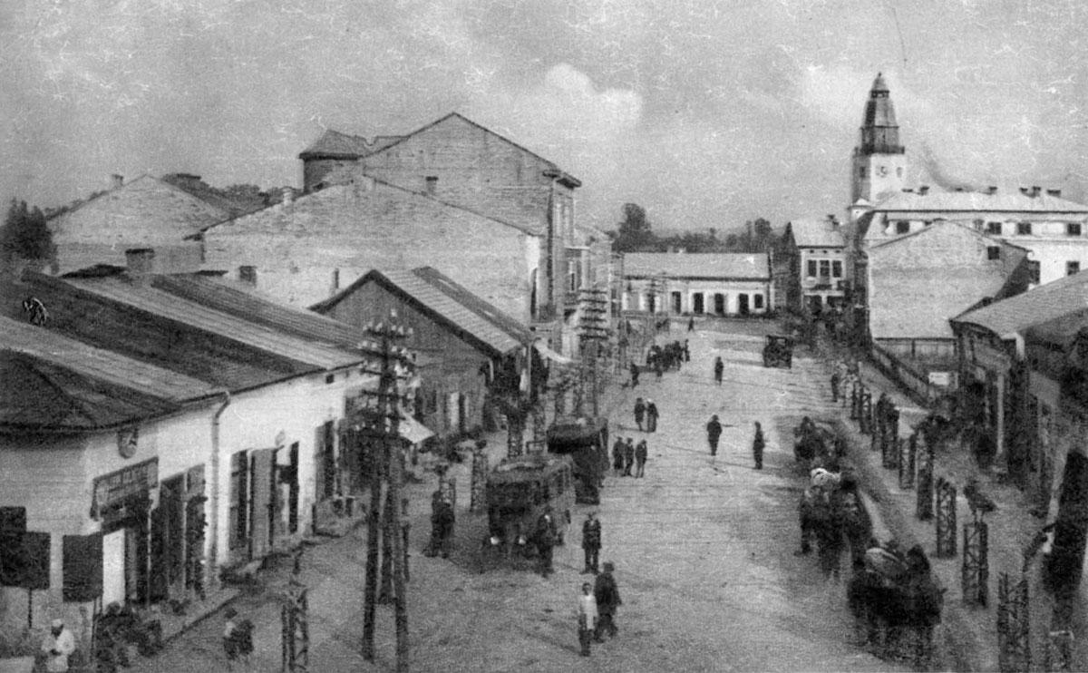 The main market in Nadwórna