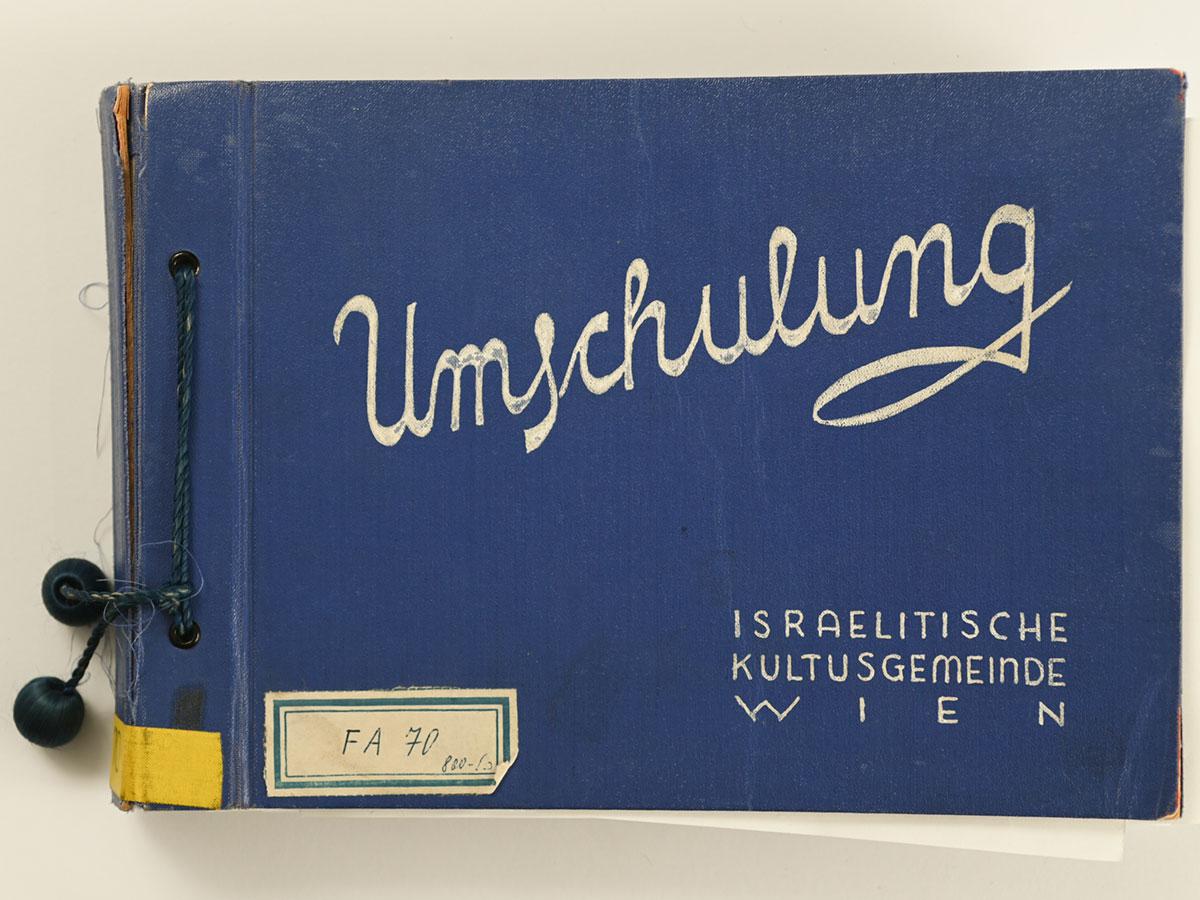 Photo album documenting the work of vocational training course students planning to emigrate from Austria