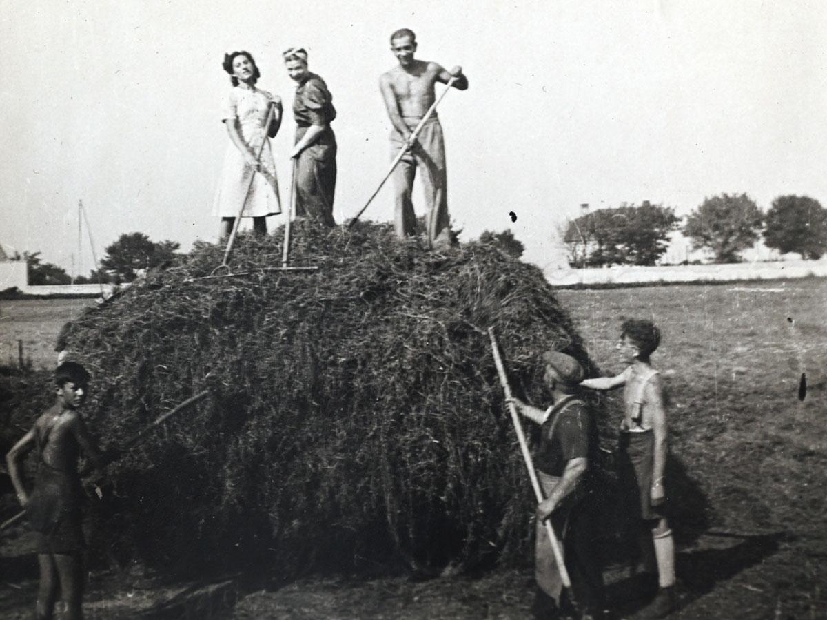 Youngsters at an agricultural training course