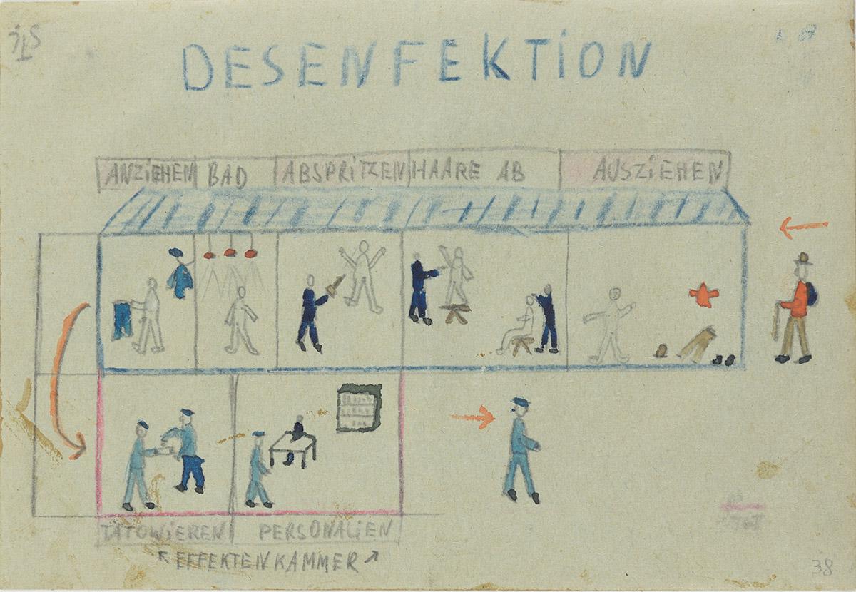 Thomas Geve (Stefan Cohn) (1929-2024), Disinfection, 1945