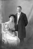 Karolina Marks and Simon Sachs on the day of their engagement, Würzburg, 1909