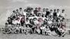 Susanna Schick (second row from bottom, third from left) and her friends with whom she escaped Austria via the Danube.