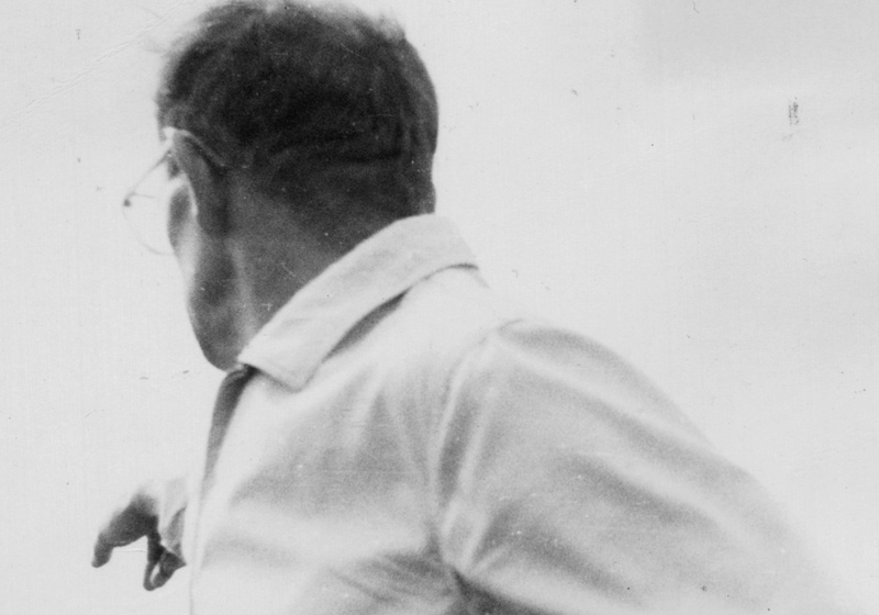 Photographie de surveillance d'Eichmann prise par un détective privé