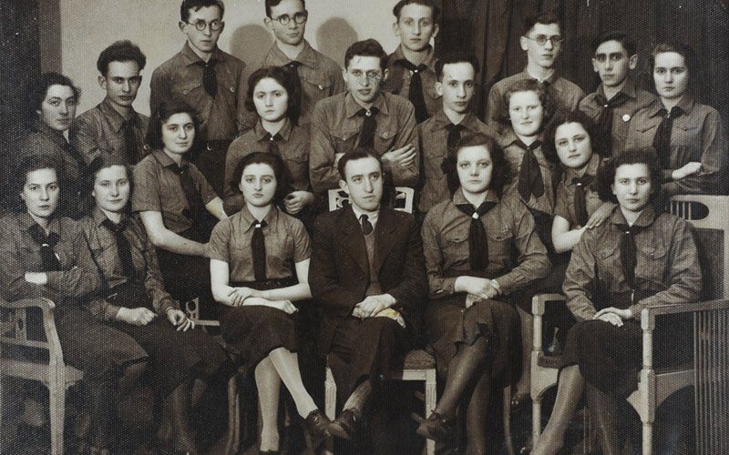 Members of the Hashomer Hatzair youth movement in Sosowiec before the war
