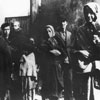 A crowd of Jews in the Radom ghetto, Poland.