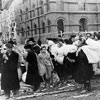 Deportation of Jews to the area in which the ghetto was later to be established, October 1939.